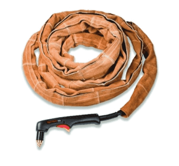 Hypertherm Leather Torch Lead Cover with Velcro Closure, 25 Ft Part