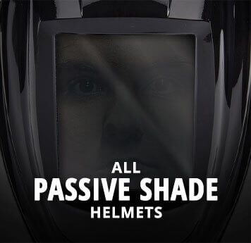 Passive Shade welding helmets from Miller and Jackson