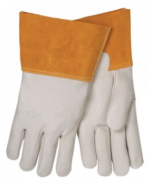Tillman Economy Unlined Cowhide MIG Welding Gloves 4" Cuff #1356