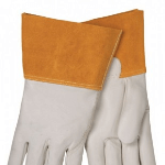 Tillman Economy Unlined Cowhide MIG Welding Gloves 4" Cuff #1356