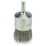 Weiler 1" Nickel-Plated Cup End Brush 10380