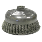 Weiler 6" Single Row Knot Wire Cup Brush 12376