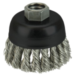 Weiler 2-3/4" Single Row Knot Wire Cup Brush 13258