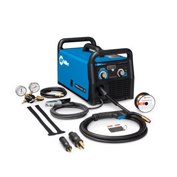 Millermatic 211 Auto-Set 110/220 Volt Mig Welder +gloves