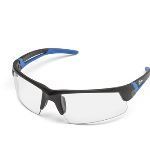 Miller Spark, Black & Blue Frame, Clear Safety Glasses
