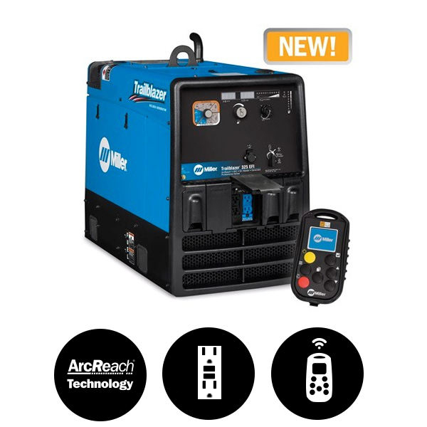 Miller Trailblazer® 325 EFI w/GFCI, EXL Power & WIC 907798003 Welders
