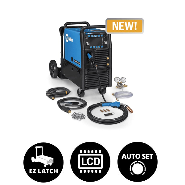 Miller Multimatic 255 multiprocess welder w/ EZLatch cart 951767 Welders Supply Company