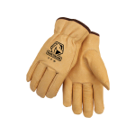 GRAIN PIGSKIN -- ELASTIC WRIST INSULATED DRIVER'S STYLE GLOVES