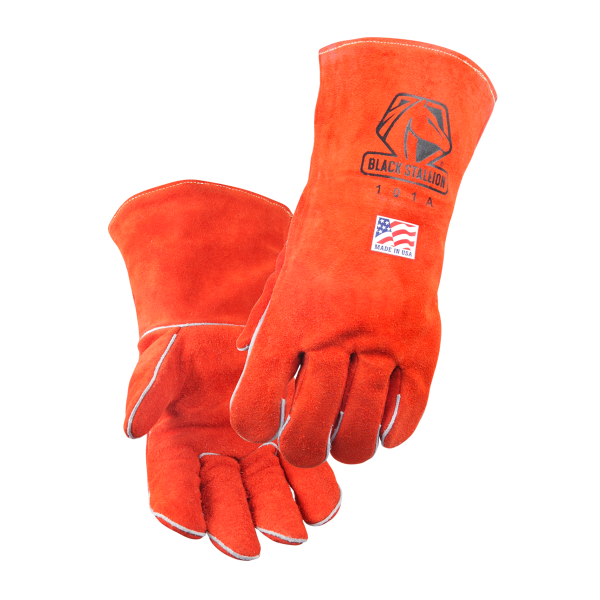Sma Black Stallion 320 CushionCore Split Cowhide Stick Welding Gloves Sma Black Stallion 320 CushionCore Split Cowhide Stick Welding Gloves