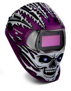 3M Speedglas AutoDarkening Welding Helmet - 'Raging Skull'
