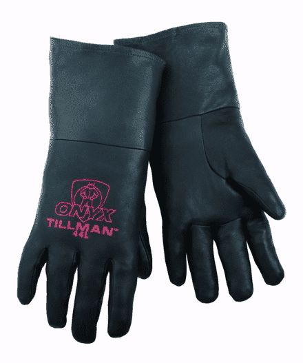 Mig Tig Welding Gloves Large US Forge 400 Welding Gloves Lightweight Safety Work Gloves Thick Warm Insulated Gloves Long Sleeves Industrial Protective Leather Gloves Professional Fireproof Guard