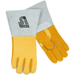 Premium Grain Elkskin Back, Reverse Grain Elkskin Palm Stick Welding Gloves