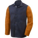 Weldlite Plus™ Hybrid 9 oz FR Cotton With Leather Sleeves Jacket