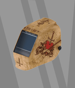 Jackson HLX Welding Helmet with TRUESIGHT II Digital ADF-Tattoo