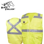 Black Stallion TruGuard™ 250 FR Cotton Safety Vest, Reflectives #VF1110HY