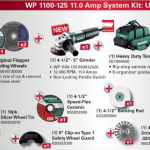 Metabo WP 1100-125 11.0 Amp System Kit #US3004