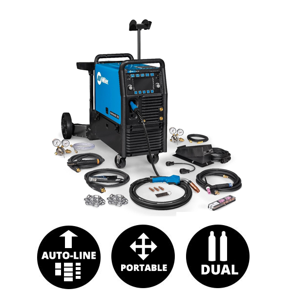 Miller Multimatic 255 multiprocess welder w/cart & TIG Kit 951768 Welders Supply Company