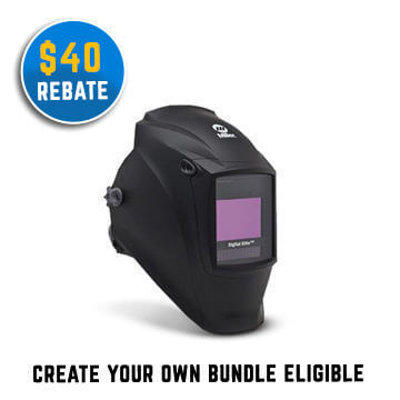 Miller Digital Elite AutoDarkening Welding Helmet 'Black' +gloves