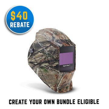 Miller Digital Elite AutoDarkening Welding Helmet 'Camo' +gloves