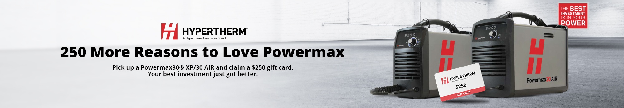 hypertherm powermax 30 rebate