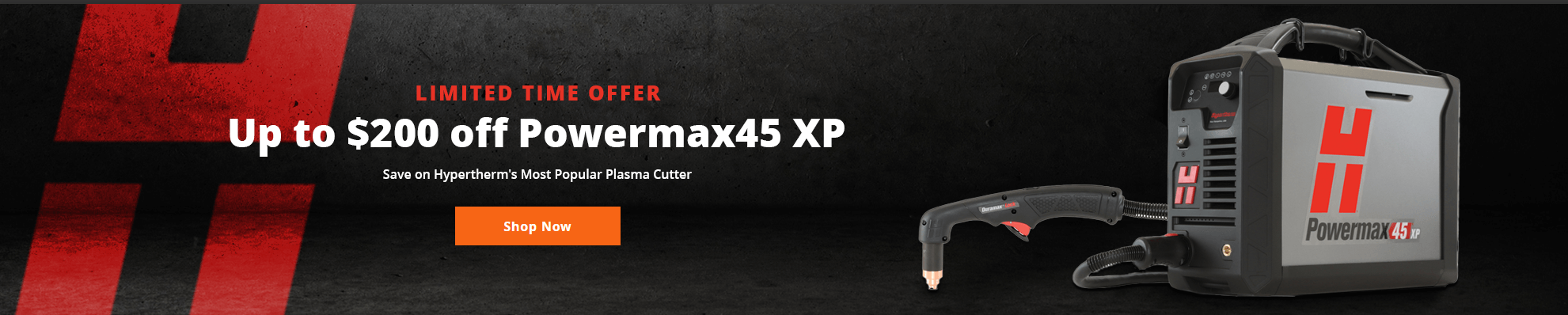 Hypertherm Powermax45 XP plasma cutters on sale - up to $200 off