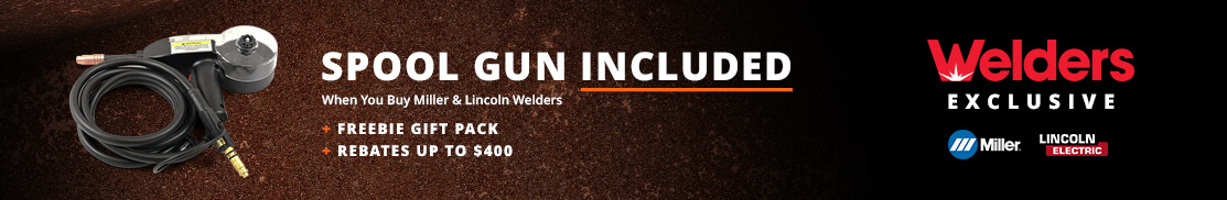 Free spool gun with select welding machines