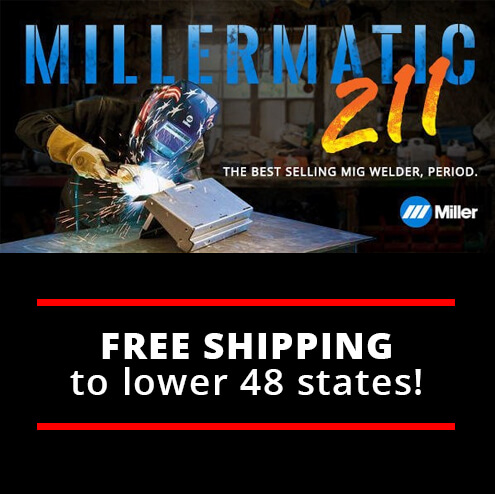 Millermatic 211 Autoset Mig Welder #951603 - Free shipping