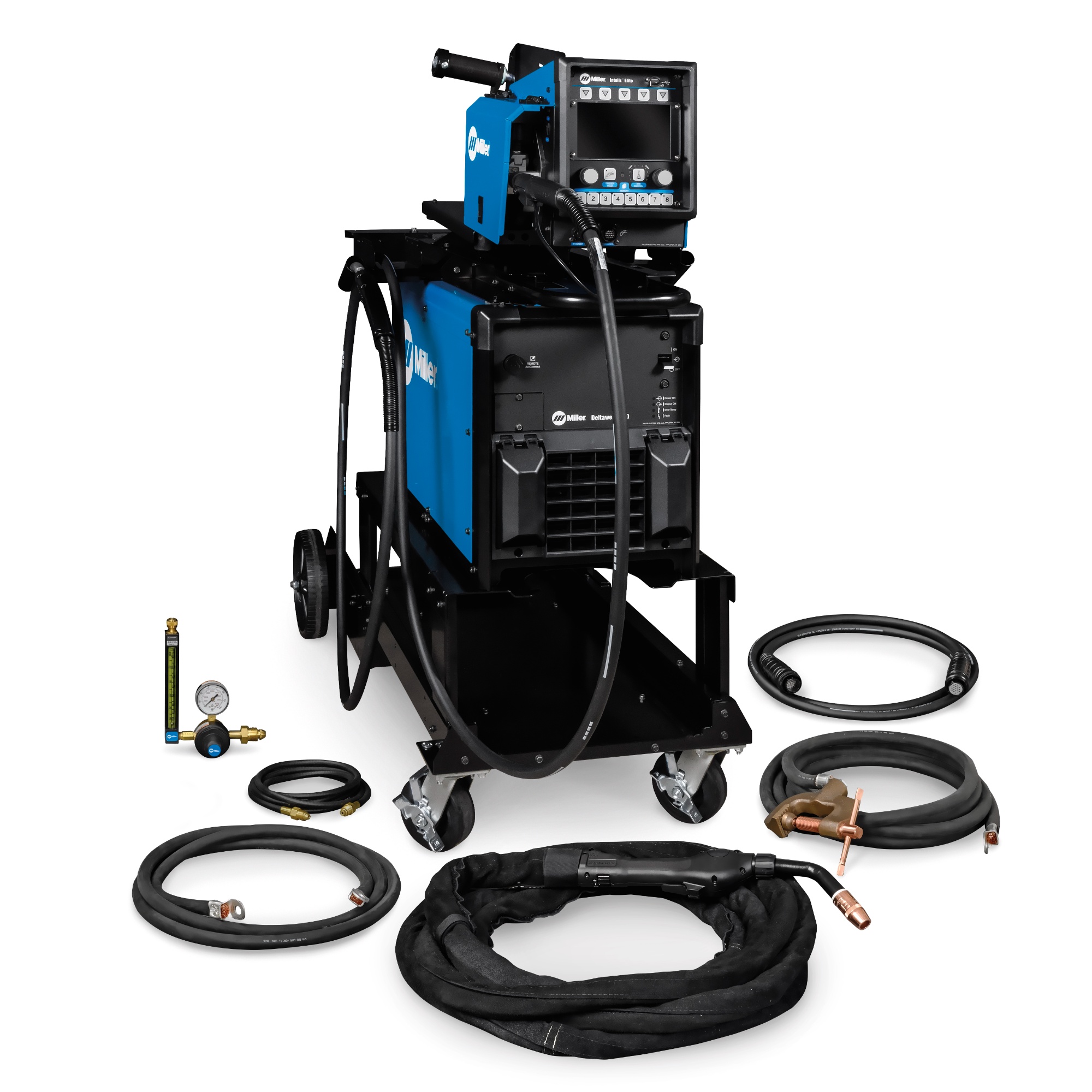 Miller Deltaweld® 350 230/460V MIGRunner™ with Intellx™ Elite Feeder & XR-Aluma-Pro™ Plus 25 Ft #951000145