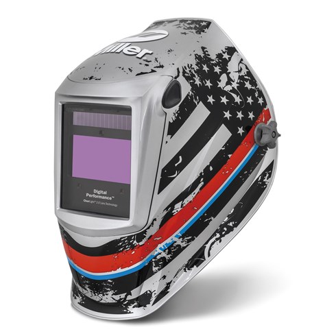 Miller Digital Performance Series auto-darkening welding helmet: Unity design