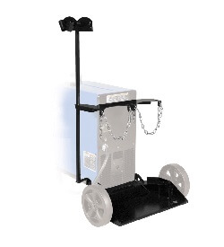 Miller Dual EZ-Change™ Low Cylinder Rack w/ Elevated Gun and Cable Rack #300337