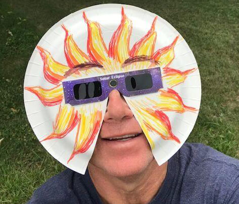 DIY solar eclipse glasses