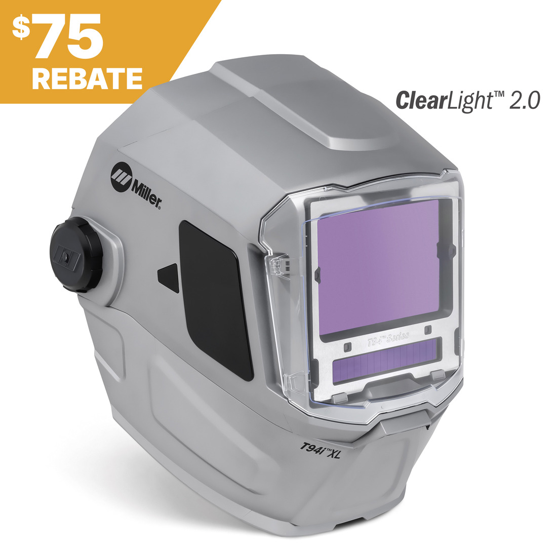 Miller T94i™ XL, with Clearlight 2.0 #287768 Rebate