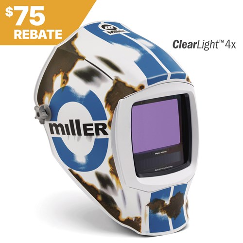 Miller Digital Infinity™ Welding Helmet, Relic, ClearLight 4x #296782 Rebate