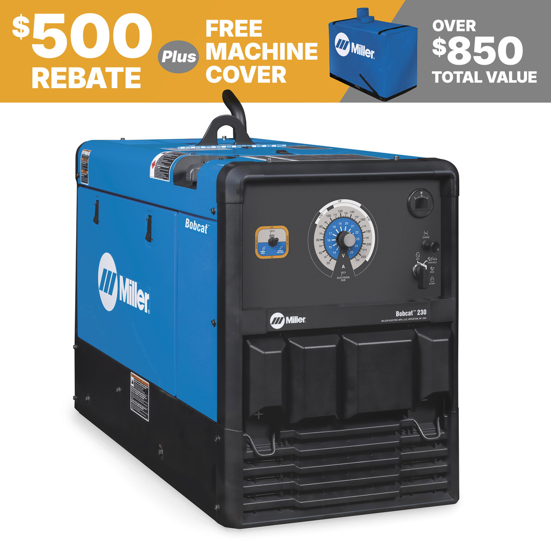Miller Bobcat™ 230 #907824 Welder Rebate