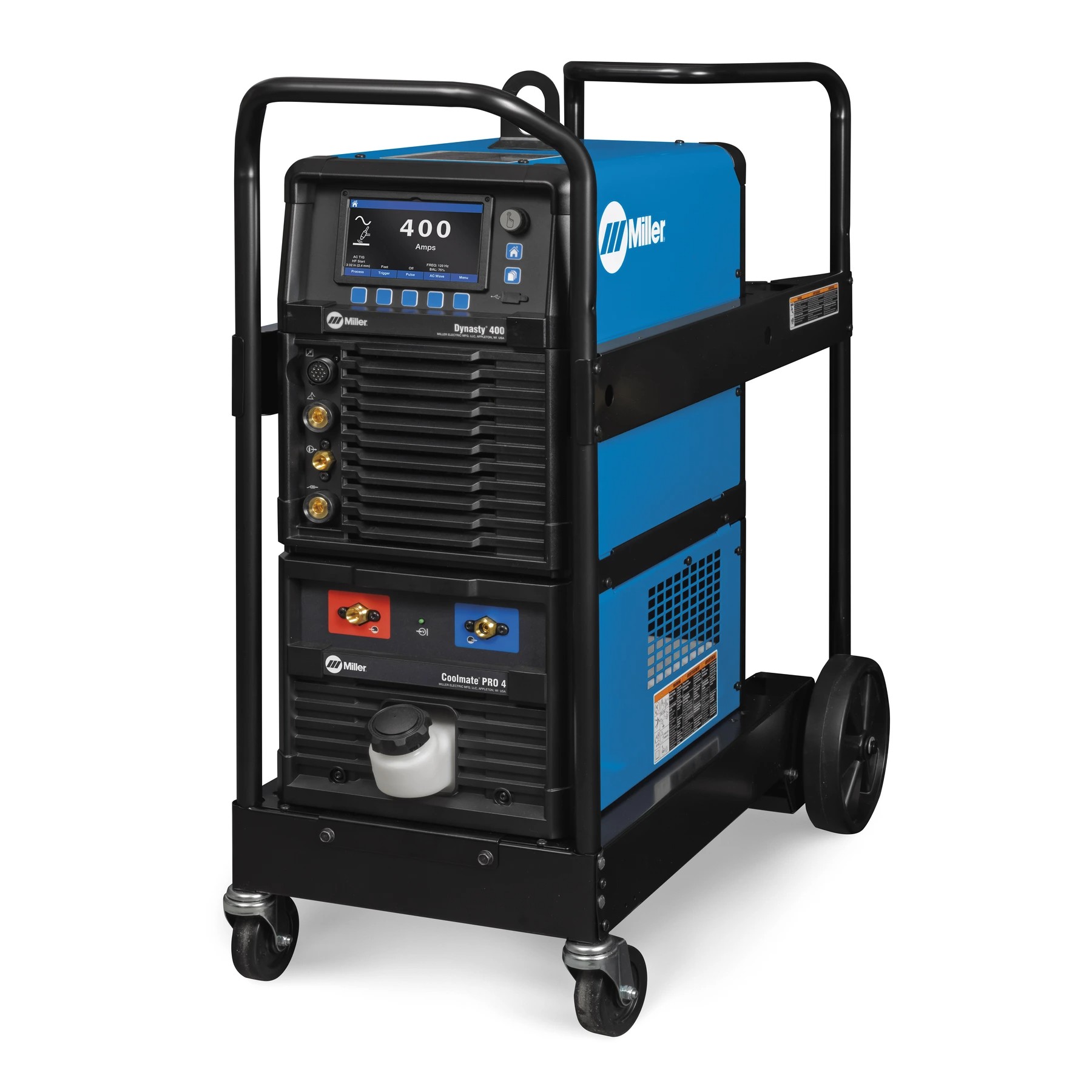 Miller Dynasty® 400 208-600 V, TIGRunner #907950001 angled left