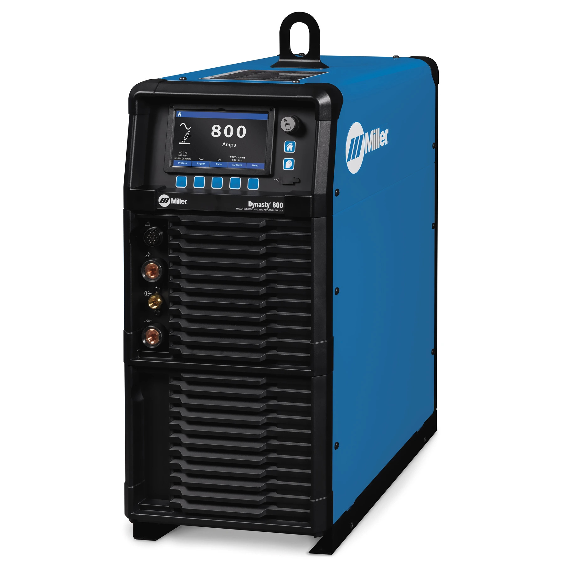 Miller Dynasty® 800 380-600 V, CE #907951002 angled left on