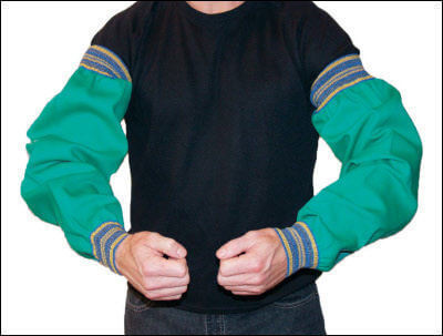 Fire Resistant FR7A® Cotton Sleeves (Green) #6217