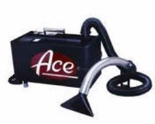 Ace Welding Fume Extractor Part# 73-100M Product photo of compact lightweight portable weld smoke vacuum on white background