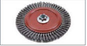 Full Cable Twist Knot Wire Wheel Brushes 4-1/2 x .020 x 5/8-11 Pkg 6 #69936653331