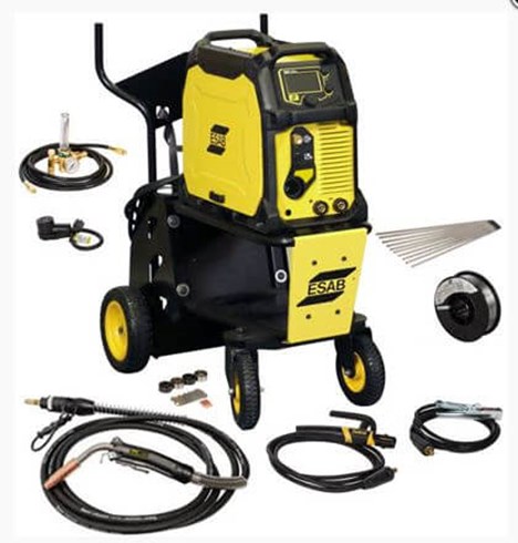 ESAB Rebel EMP 235 IC MIG/Stick/TIG Welder with Cart #0558012704