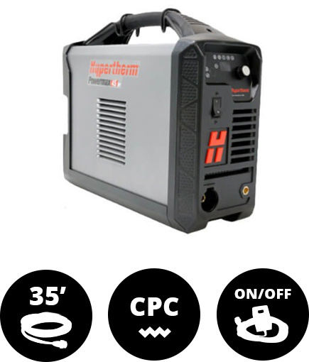 Hypertherm Powermax45 XP Machine System CPC 35' w/ Remote On/Off