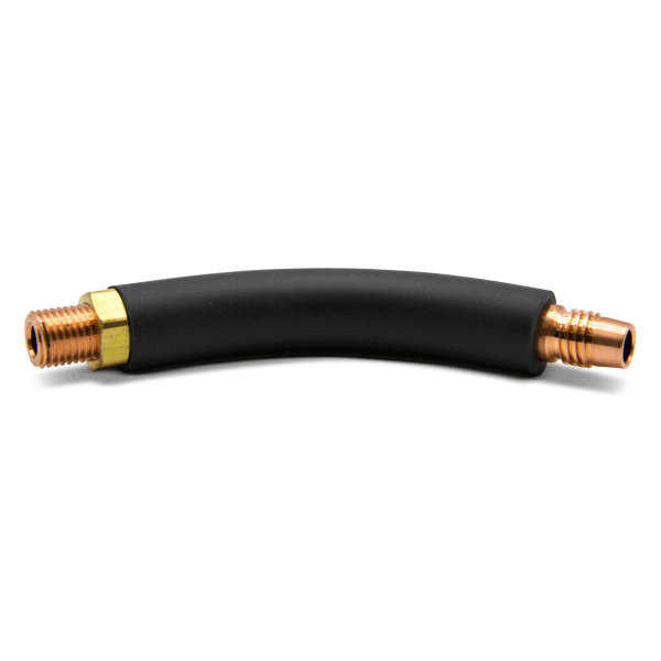 Rubber jacketed replacement neck for MDX™-100 MIG guns (60 degree angle.) #104008 #1040087