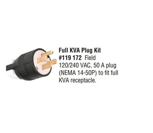Miller Bobcat™ / Trailblazer® / Big Blue® Full Single-Phase Full KVA Plug Kit #119172 For Sale