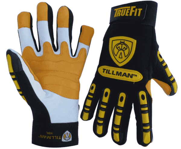 Tillman TrueFit Goatskin Work Gloves with TPR Pads Part#1494 for sale