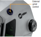 External Grind Control Miller T94i Welding Helmet #260483