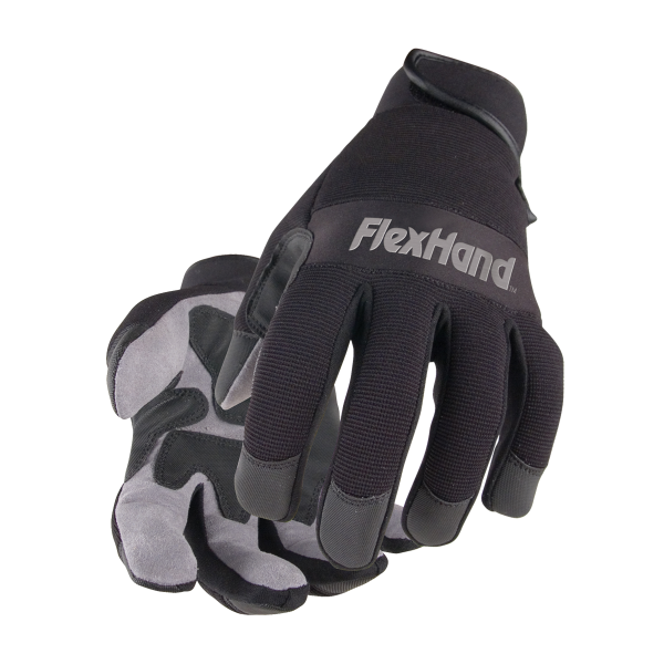 Black Stallion FlexHand Value-Priced Mechanics Glove #19FX-BLK