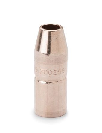 Gas Nozzle Tip Copper 200-258 200258 1/2 Inch Orifice Flush Tip for Miller Hobart MIG Welding Guns 5Pcs 