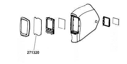 Miller Digital Infinity Helmet Cover Lens, Outside Part#271320