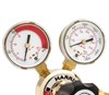 Harris® 801 Model Acetylene Regulator (CGA 300) 801-15-300 close up of gauges best value