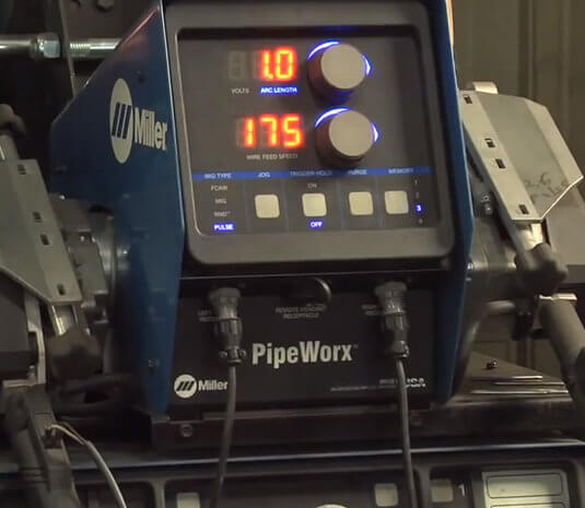 Miller Bench-Style Single Feeder for PipeWorx Welding Machine